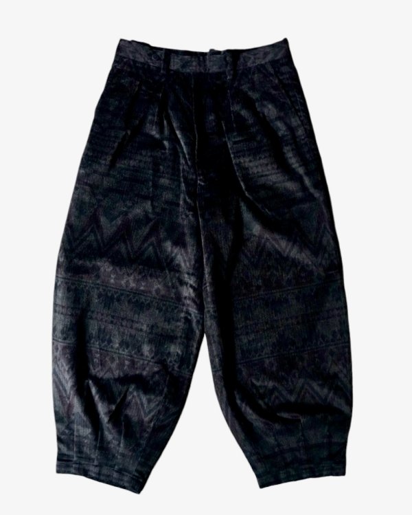 画像1: 【m's braque(エムズブラック)】HAREM PANTS/ SUMI-PAISLEY