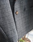 画像4: 【m's braque(エムズブラック)】 4B COMFORT LOOSEN JACKET with LINING/ GLEN CHECK