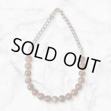 画像: 【m's braque(エムズブラック)】DEADSTOCK CRACKED BEADS NECKLACE/ NATURAL×METAL