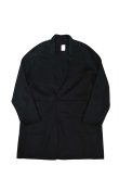 画像1: 【seya.(セヤ)】DOUBLE FACE CHRIS HALF COAT/ CASHMERE BLENDED MERINO WOOL/ BLACK