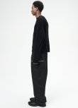 画像4: 【OUR LEGACY(アワーレガシー)】CABLE SONAR ROUNDNECK/ Black Fisherman Wool