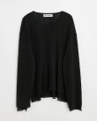 画像1: 【OUR LEGACY(アワーレガシー)】DOUBLE LOCK LONGSLEEVE/ Black Crochet Stripe