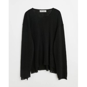 画像: 【OUR LEGACY(アワーレガシー)】DOUBLE LOCK LONGSLEEVE/ Black Crochet Stripe