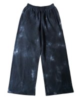 画像: 【ensou.(エンソウ)】Tye-dye Wide Sweatpants/ Black