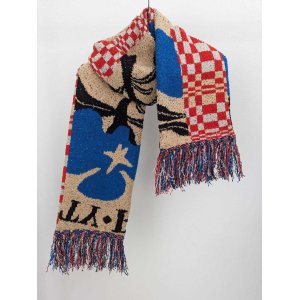 画像: 【KHOKI(コッキ)】intarsia-muffler/beige