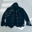 画像1: 【GOODKARMA DEVELOPMENT(グッドカルマディベロップメント)】"LUKE"MOUTON TRUKKER JKT/BLACK