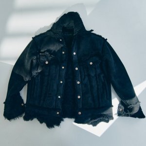 画像: 【GOODKARMA DEVELOPMENT(グッドカルマディベロップメント)】"LUKE"MOUTON TRUKKER JKT/BLACK