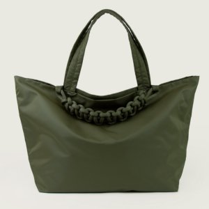 画像: 【SAGAN Vienna(サガンヴィエンナ)】PAZAR TOTE BAG XL RECYCLED NYLON/ Olive Green