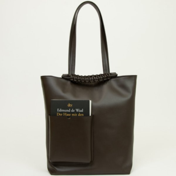 画像1: 【SAGAN Vienna(サガンヴィエンナ)】PAZAR BOOK TOTE BAG/ Truffle