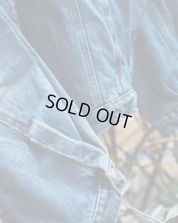 画像4: 【HED MAYNER(ヘドメイナー)】DENIM JACKET/ LIGHT PASTEL BLUE