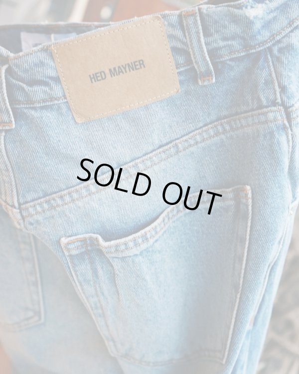 画像4: 【HED MAYNER(ヘドメイナー)】DENIM PANTS/ LIGHT PASTEL BLUE