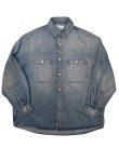 画像1: 【HED MAYNER(ヘドメイナー)】DENIM OVERSHIRT/ LIGHT PASTEL BLUE