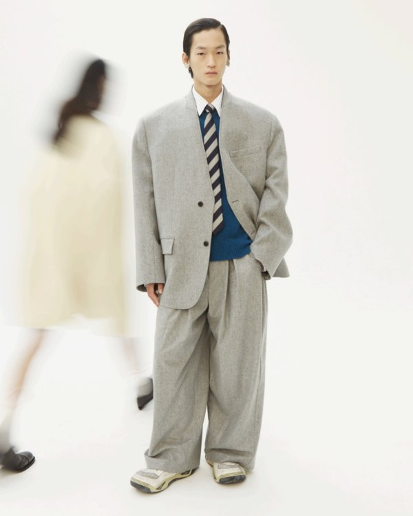 画像5: 【HED MAYNER(ヘドメイナー)】PANTS/ LIGHT PASTEL GREY