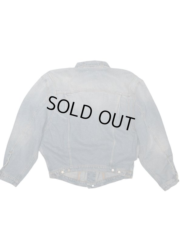 画像2: 【HED MAYNER(ヘドメイナー)】DENIM JACKET/ LIGHT PASTEL BLUE