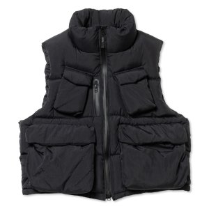 画像: 【ROTOL(ロトル)】CURVY DOWN VEST/ BLACK 