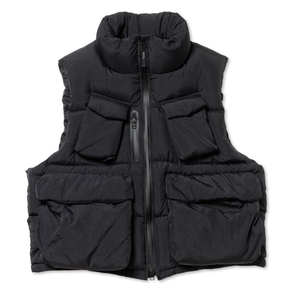 画像1: 【ROTOL(ロトル)】CURVY DOWN VEST/ BLACK 