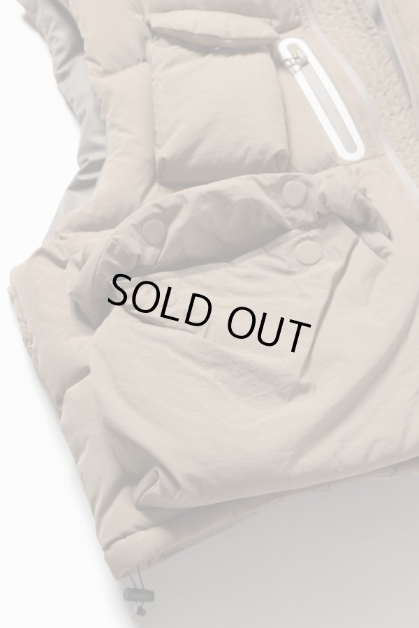 画像7: 【ROTOL(ロトル)】CURVY DOWN VEST/ SAND