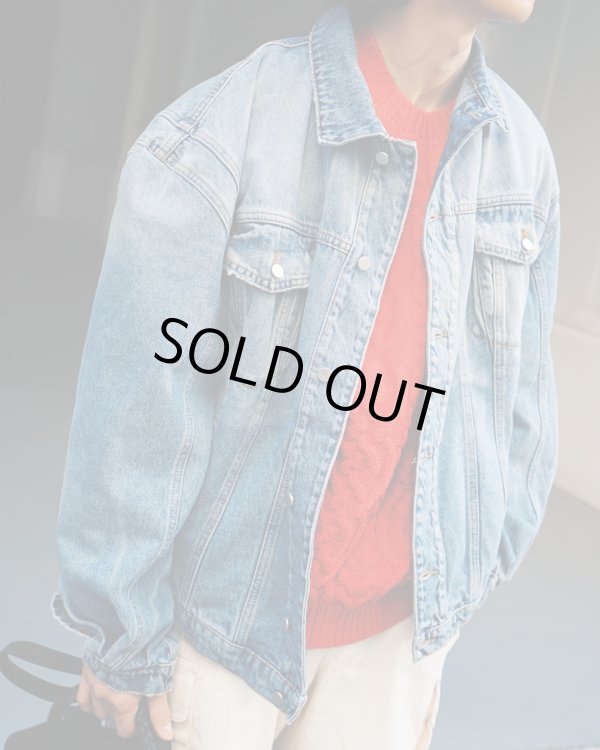 画像6: 【HED MAYNER(ヘドメイナー)】DENIM JACKET/ LIGHT PASTEL BLUE