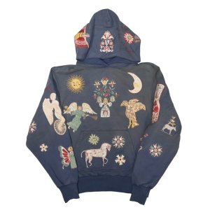 画像: 【Samuel Zelig(サミュエルゼリグ)】Folk Hoodie/ Navy