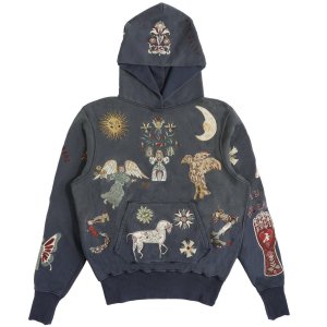 画像: 【Samuel Zelig(サミュエルゼリグ)】Folk Hoodie/ Navy