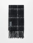 画像1: 【OUR LEGACY(アワーレガシー)】ETERNAL SCARF/Black Fuzzy Alpaca Check