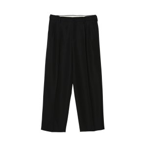 画像: 【IRENISA(イレニサ)】TWO TUCKS WIDE TROUSERS/ BLACK