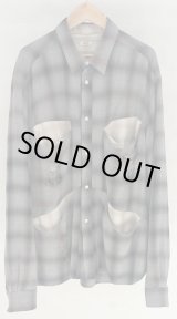 画像: 【KHOKI(コッキ)】Vintage-effect shirt/Black