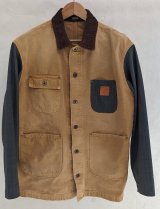 画像: 【KHOKI(コッキ)】Vintage-effect work coat/Beige