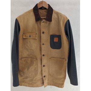 画像: 【KHOKI(コッキ)】Vintage-effect work coat/Beige