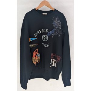 画像: 【KHOKI(コッキ)】Multi embrodied-design sweatshirt/Black