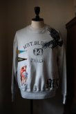 画像3: 【KHOKI(コッキ)】Multi embrodied-design sweatshirt/Oatmeal