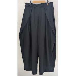 画像: 【KHOKI(コッキ】３D cutting design pants/Black