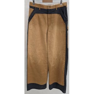 画像: 【KHOKI(コッキ】Vintage-effect work pants/Beige