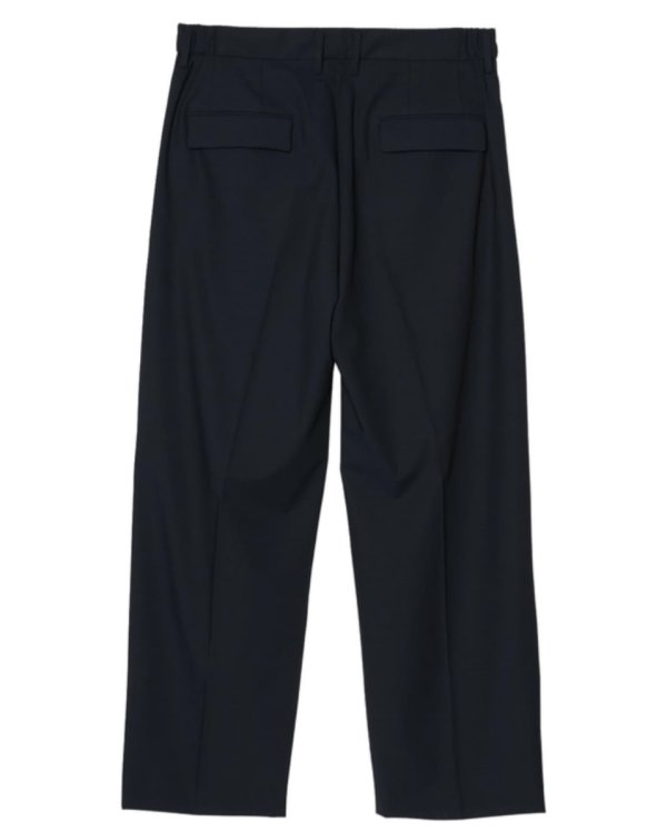 画像2: 【IRENISA(イレニサ)】TWO TUCKS WIDE TROUSERS/ NAVY