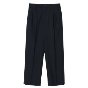 画像: 【IRENISA(イレニサ)】TWO TUCKS WIDE TROUSERS/ NAVY