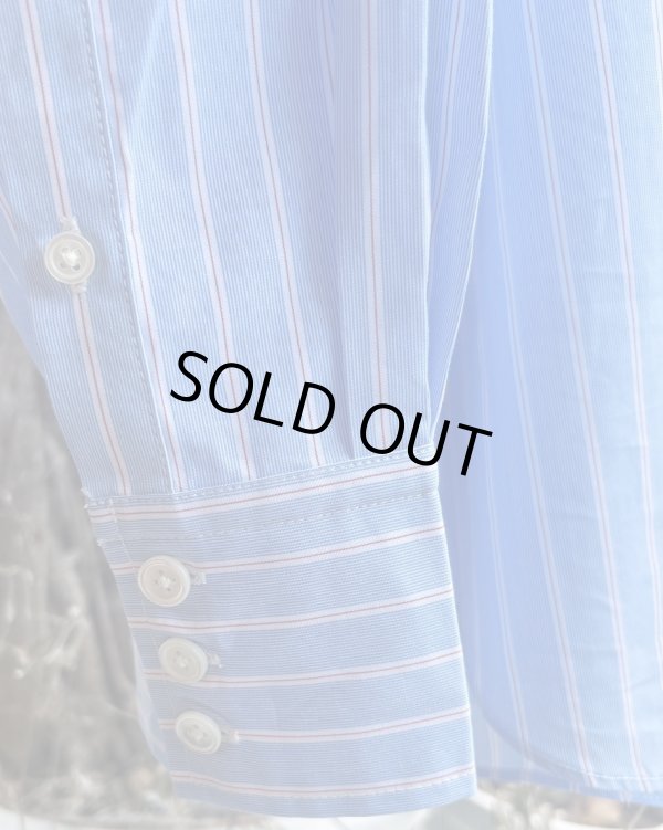 画像3: 【LES SIX(レシス)】Classic Slip Shirt/ Blue Stripe