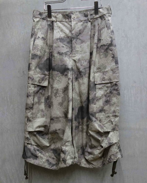 画像1: 【LES SIX(レシス)】Dangerous Camo Weird Pants / Puke