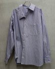 画像1: 【LES SIX(レシス)】Classic Slip Shirt/ Blue Stripe