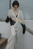 画像5: 【Kota Gushiken(コウタグシケン)】Broken Lace Border Cardigan/ Cream