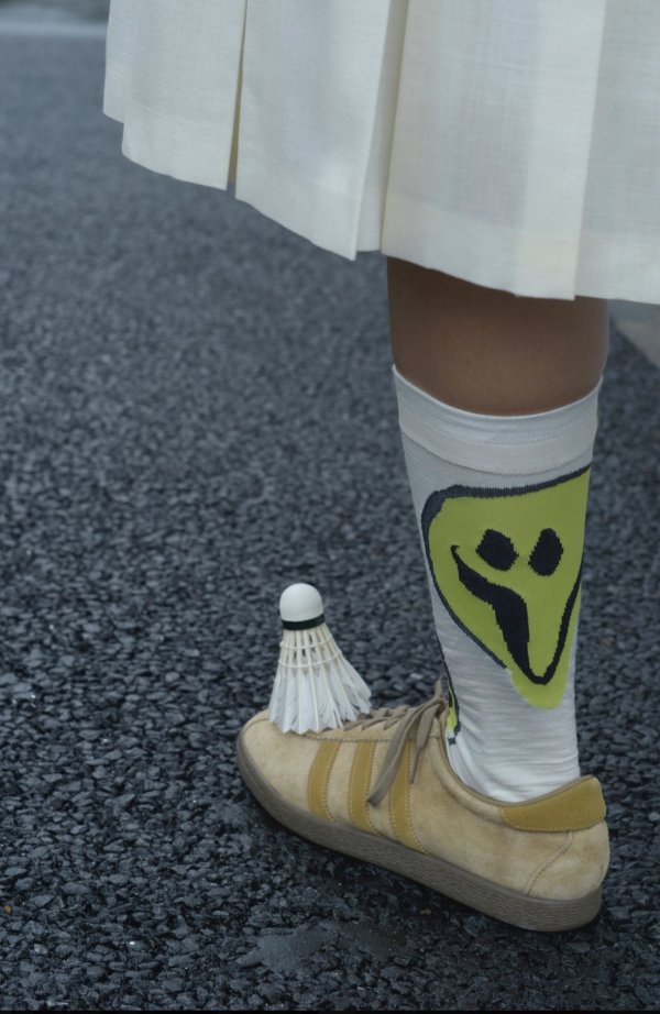 画像5: 【Kota Gushiken(コウタグシケン)】Melted Smile with Frizbee Reversible Socks