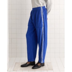 画像: 【BODE(ボーディ)】Terry Trim Track Pants / Blue