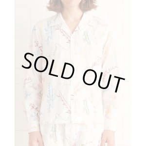 画像: 【BODE(ボーディ)】Signature Scrawl Shirt/ White