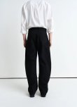 画像4: 【LEMAIRE(ルメール)】TWISTED BELTED PANTS/ HEAVY BLACK DENIM