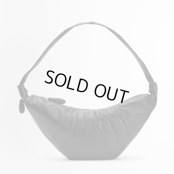 画像1: 【LEMAIRE(ルメール)】LARGE CROISSANT BAG SOFT NAPPA LEATHER/ BLACK