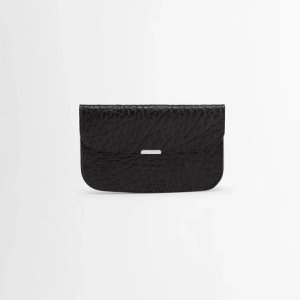 画像: 【LEMAIRE(ルメール)】SOFT TAB CARD HOLDER COIN PURSE GRAINED COW LEATHER/ BLACK