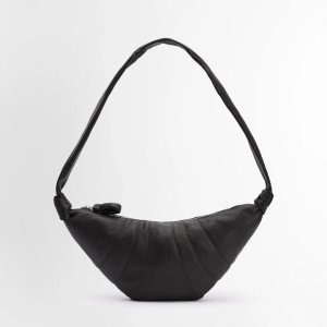 画像: 【LEMAIRE(ルメール)】MEDIUM CROISSANT BAG SOFT GRAINED LEATHER/ BLACK