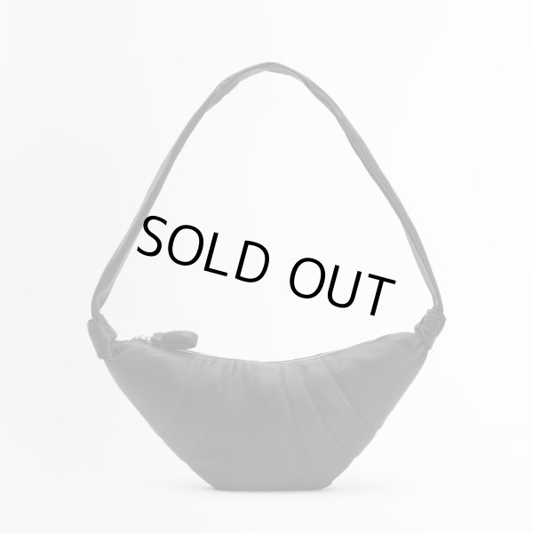 画像1: 【LEMAIRE(ルメール)】MEDIUM CROISSANT BAG SOFT GRAINED LEATHER/ BLACK