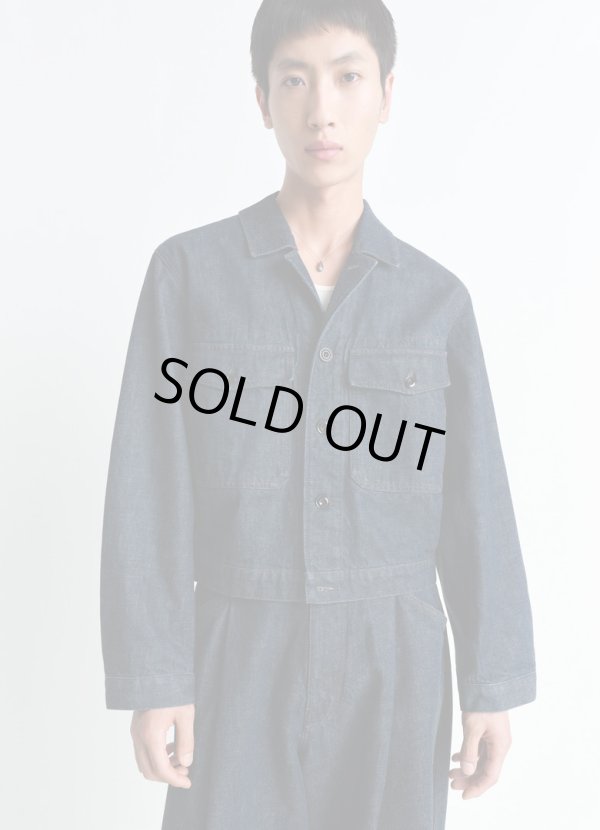 画像2: 【LEMAIRE(ルメール)】TRUCKER JACKET/ HEAVY INDIGO DENIM