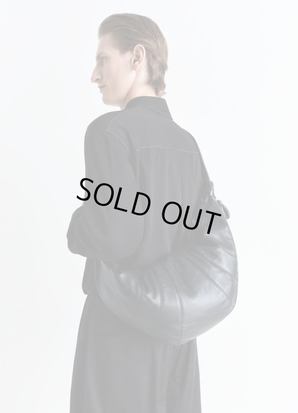 画像3: 【LEMAIRE(ルメール)】LARGE CROISSANT BAG SOFT NAPPA LEATHER/ BLACK