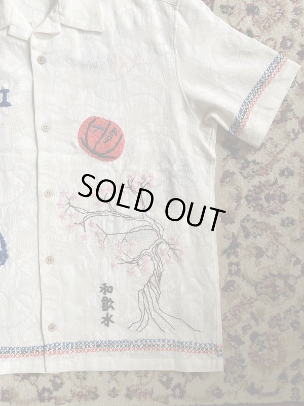 画像4: 【KHOKI(コッキ)】Hand enbroidered-design shirt/White
